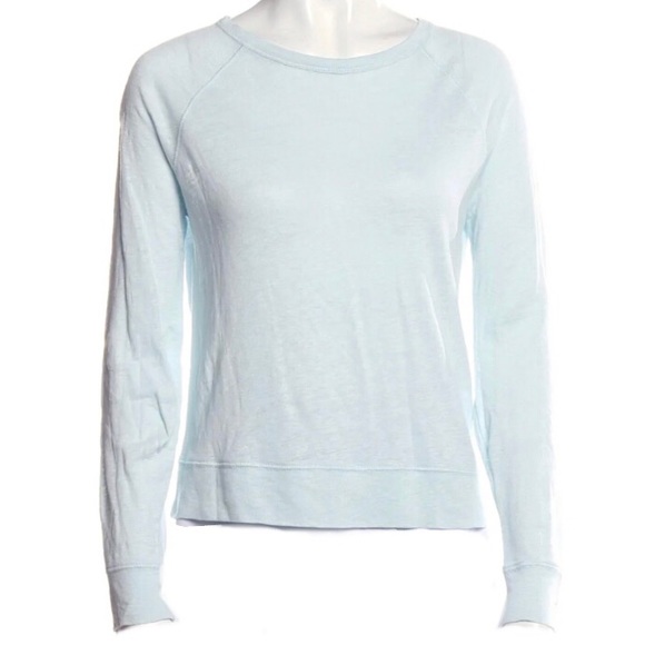 vince linen raglan pullover